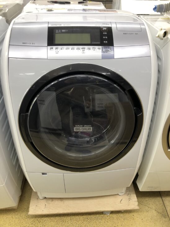 日立　ドラム式乾燥洗濯機　HITACHI BD-S3800  2016年製