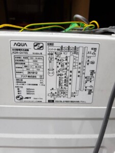アクア 全自動洗濯機 AQW-GV70G