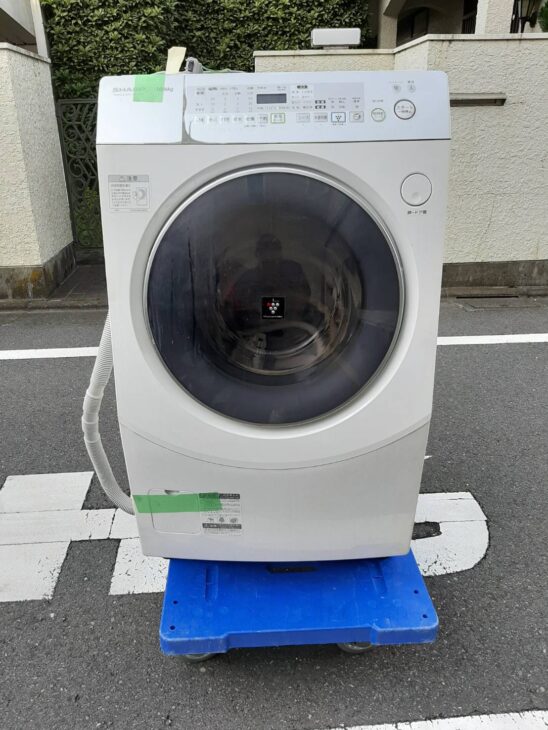 SHARP（シャープ）10.0キロ　ドラム式洗濯乾燥機　ES-V530-SL　2012