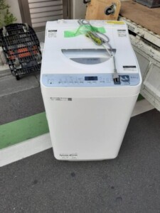SHARP(シャープ)5.5kg 全自動電気洗濯乾燥機 ES-TX5D-S 2020