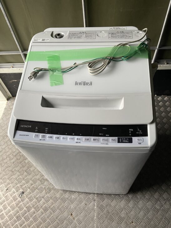 高年式の全自動洗濯機を査定致しました。