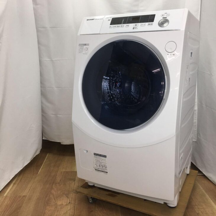 シャープ　ドラム式洗濯乾燥機　ES-H10E-WL