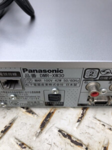 Panasonic(パナソニック)DVDレコーダー DMR-XW30