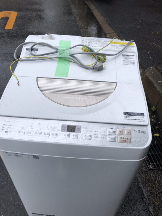 SHARP（シャープ）5.5キロ　電気洗濯乾燥機　ES-TX5B-N　2018