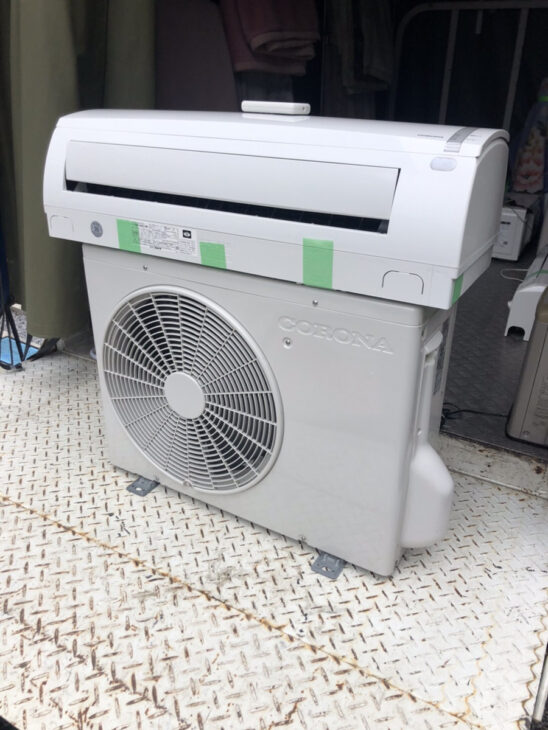 即引取歓迎 2019年製 CORONA エアコン CSH-U2219R 室外機セット 取外し可能な方限定 横浜市港北区 547381013_001.jpg