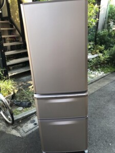 MITUBISHI（三菱）3ドア冷凍冷蔵庫 MR-C37C-P 2018