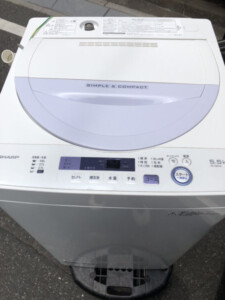 SHARP(シャープ) 5.5キロ 全自動洗濯機 ES-GE5A-V 2017