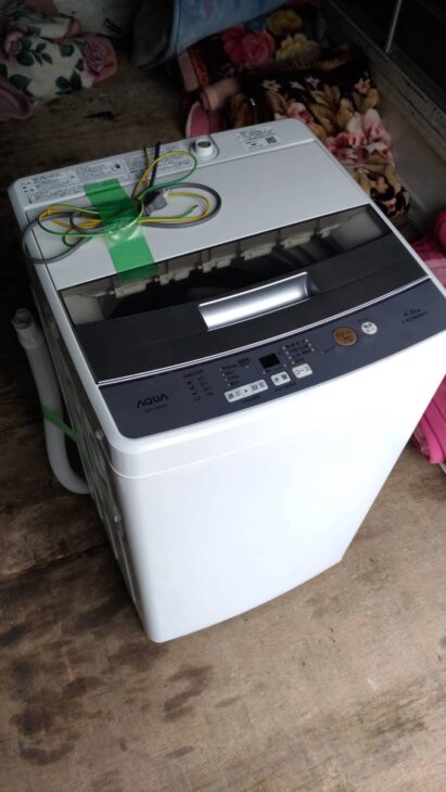 AQUA（アクア）4.5㎏ 全自動電気洗濯機 AQW-S45G 2019年製 豊島
