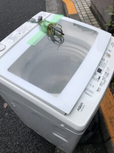 AQUA（アクア）8.0キロ　簡易乾燥機能付洗濯機　AQW-GV80G(W)　2019年製