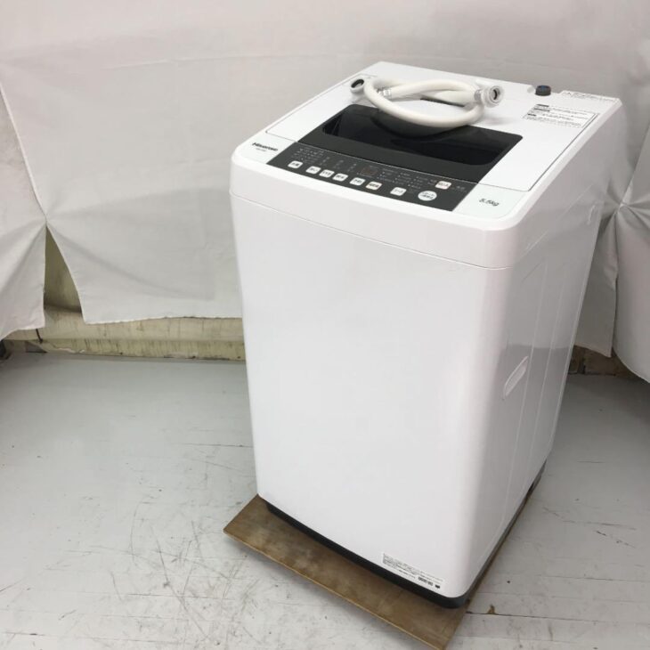 Hisense5.5kg 全自動洗濯機　ハイセンス　HISENSE HW-T55C 一人暮らし