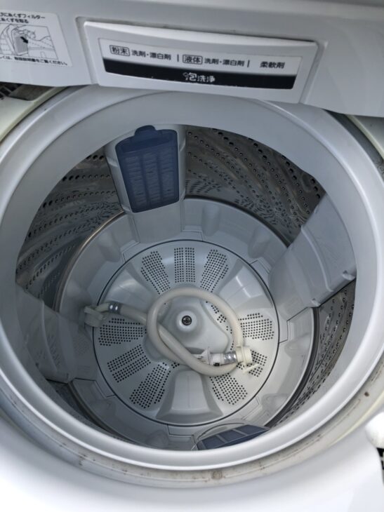 容量の大きな洗濯機に買い替えをされるお客様よりパナソニック製洗濯機