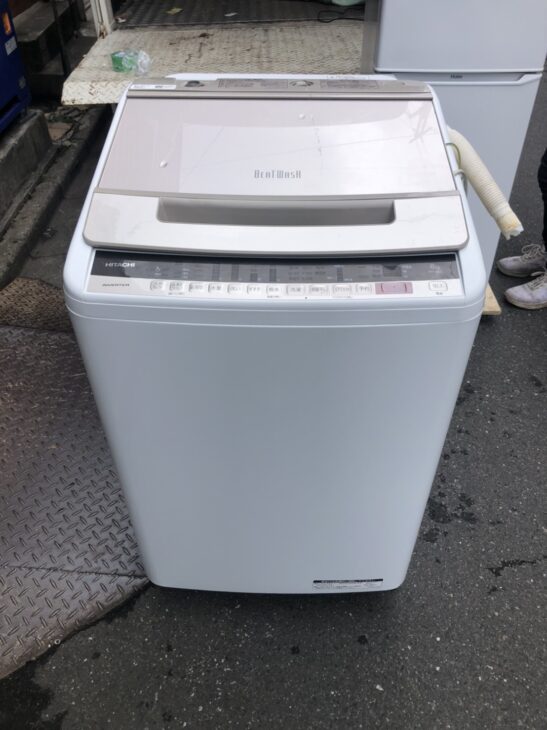 HITACHI（日立）8.0キロ　全自動電気洗濯機　BW-V80E　2019年製