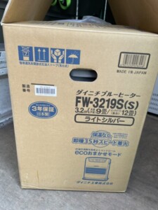 ダイニチ 石油ファンヒーター FW-3219S-S 2019年製