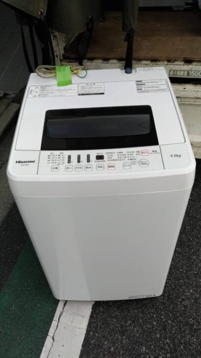 Hisense（ハイセンス） 4.5kg 全自動洗濯機 HW-T45C 2020年製