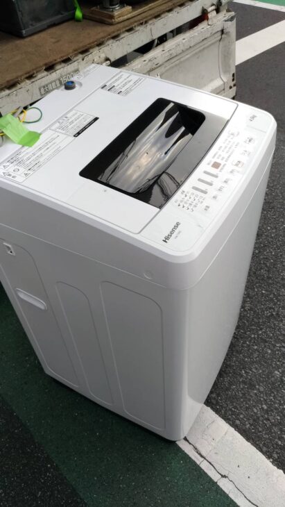 豊島区】ハイセンスの全自動洗濯機 HW-T45Cを 無料引取 ｜出張買取MAX