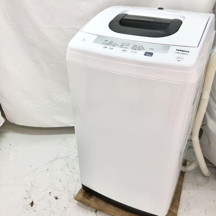洗濯容量50㎏Z054 HITACHI製2019年5.0k洗濯機　NW-50E