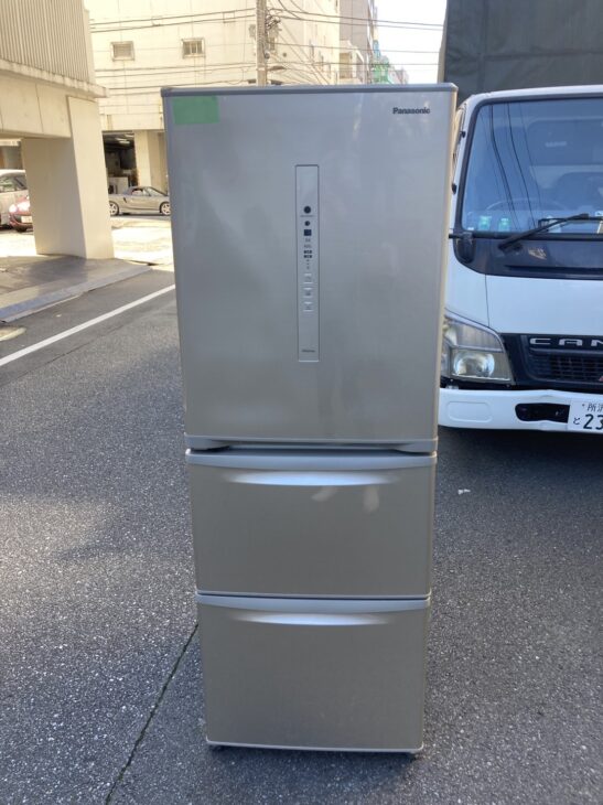 【江東区】パナソニック3ドア冷蔵庫NR-C340CL-N 2019年製を出張査定しました。