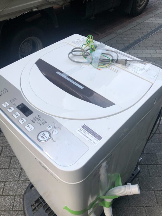 【大田区】シャープ製の全自動洗濯機を出張にて査定しました。