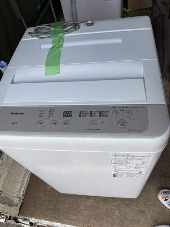 【練馬区】パナソニック全自動洗濯機 NA-F60B14 2021年製をお売り頂きました。