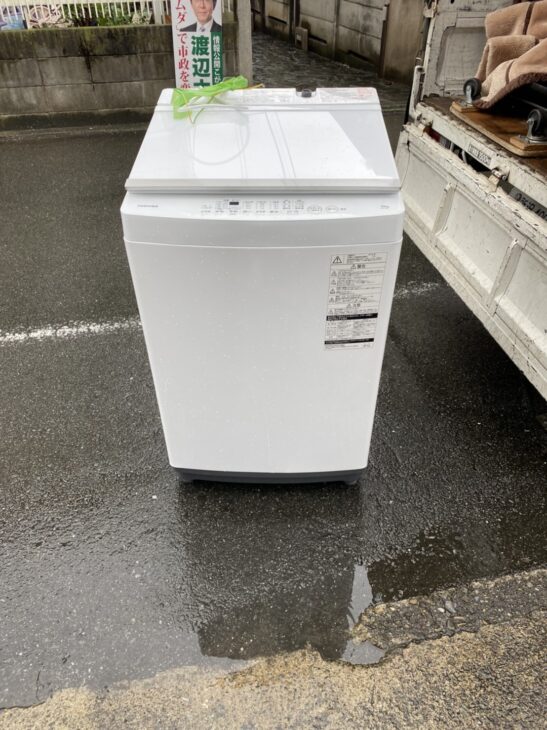 [小金井市]東芝10㎏洗濯機AW-10M7 2019年製の出張査定依頼でした。