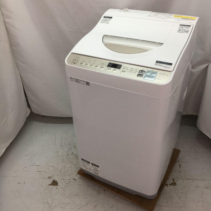 シャープ 5.5kg全自動洗濯機 ES-T5DBK ｜出張買取MAX