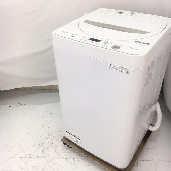 SHARP（シャープ） 4.5kg 全自動洗濯機 ES-GE4E-C