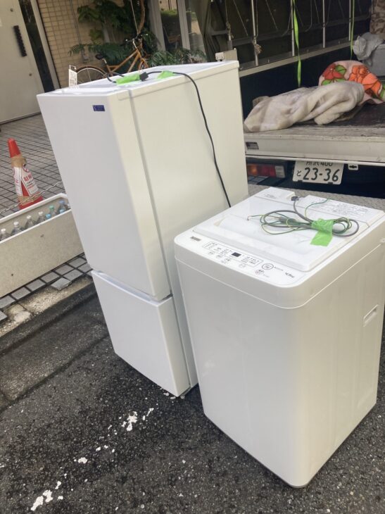 品川区にて2020年製のヤマダ冷蔵庫と洗濯機 ｜出張買取MAX