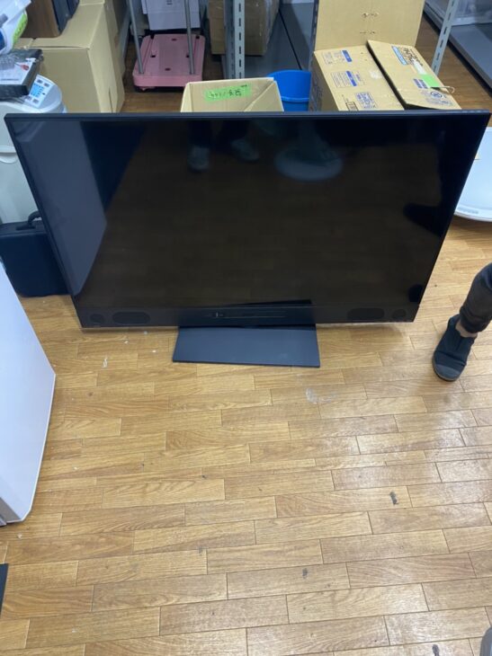 三菱50型４K液晶テレビ LCD-A50RA1000の査定で、品川区へ出張しました。