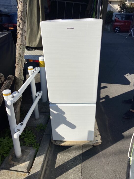 【板橋区】アイリスオーヤマ2ドア冷蔵庫 AF156-WE 2018年製をお引き受けしました。