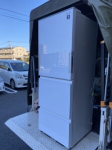 SHARP(シャープ)356L 3ドア冷蔵庫 SJ-GW36E-W 2019年製