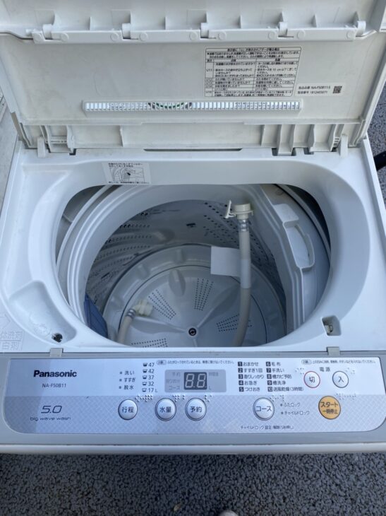 江東区在住のお客様より 出張依頼 で、Panasonicの中古洗濯機の 出張