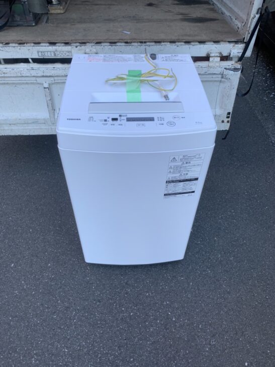 所沢市にて東芝の全自動洗濯機AW-45M5 2017年製を出張査定しました。