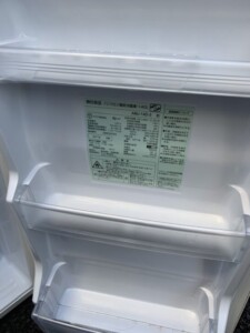 MUJI(無印良品)140L 2ドア冷蔵庫 AMJ-14D-3 2019年製