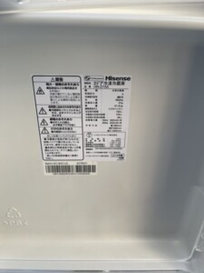 Hisense(ハイセンス)150L 2ドア冷蔵庫 HR-D15A 2018年製