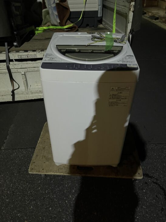東芝の全自動洗濯機AW-6G6 2018年製を川口市にて無料引取しました。