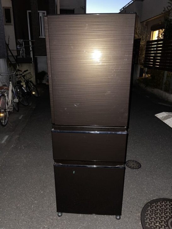 さいたま市にて3ドア冷蔵庫 MR-CX33D-BR1 2019年製を出張査定しました。