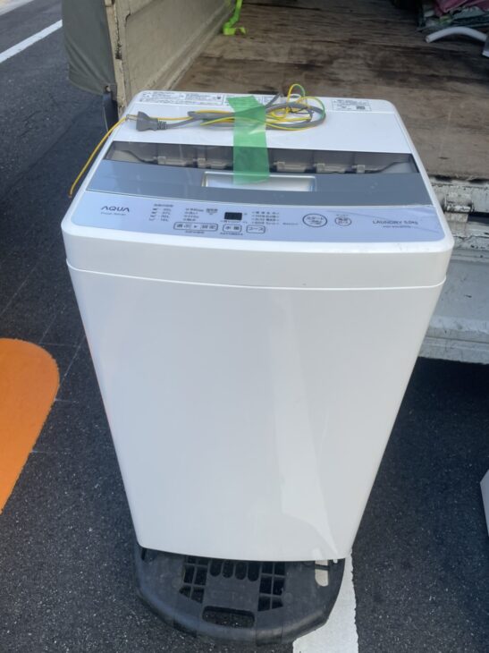 AQUA（アクア）5.0㎏ 全自動洗濯機 AQW-S50HBK 2020年製