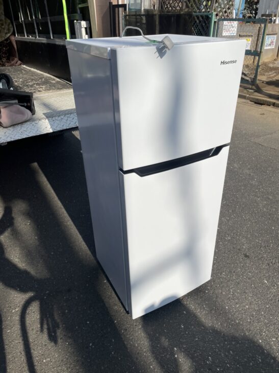 江戸川区にてハイセンス2ドア冷蔵庫HR-B1201 2020年製 ｜出張買取MAX
