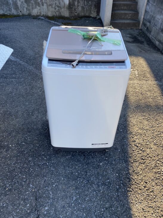 【鶴ヶ島市】日立の全自動洗濯機BW-V90C 2018年製の出張査定でお伺い致しました。