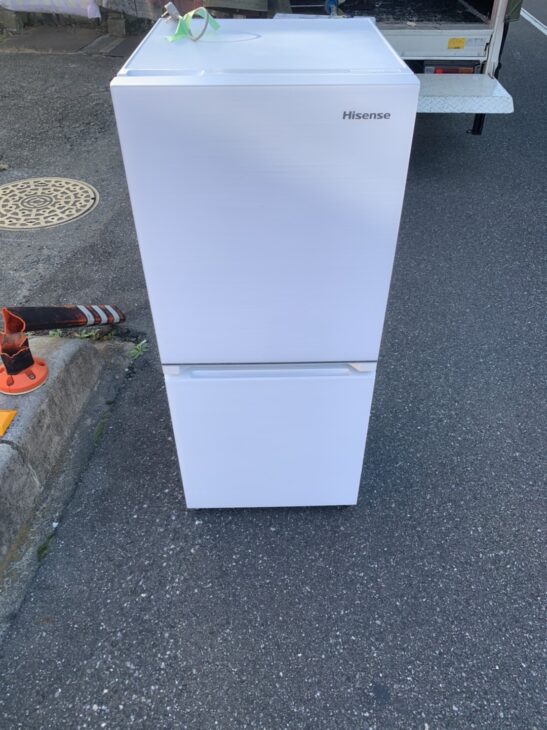 【川口市】ハイセンス製2ドア冷蔵庫と洗濯機を出張査定致しました。
