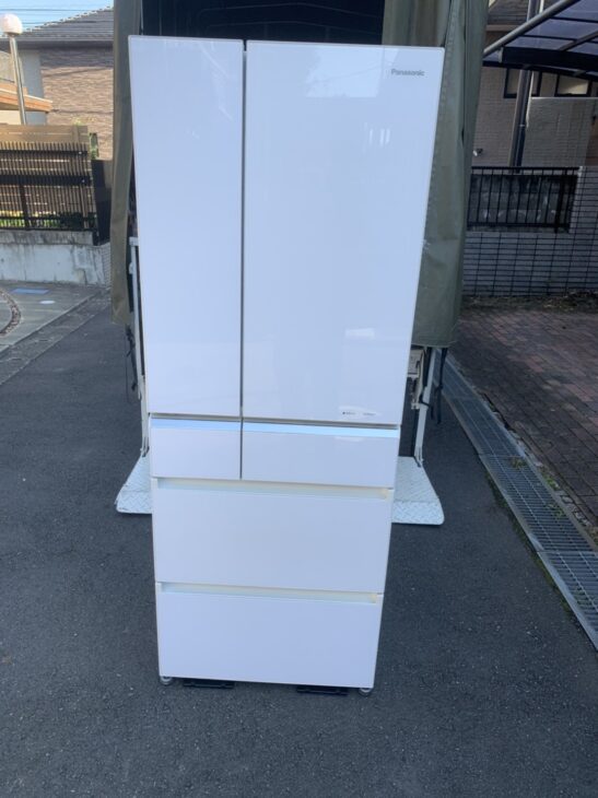 パナソニック6ドア冷蔵庫 NR-F502XPV 2017年製の出張査定で、世田谷区へ行ってきました。