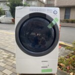 SHARP製ドラム式洗濯乾燥機ES-S7C-WLの査定で、調布市へ出張しました。