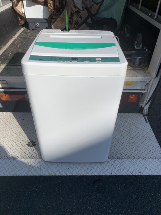 【葛飾区】ヤマダ製の全自動洗濯機 YWM-T70D1 2018年製を出張査定し無料で引取ました。