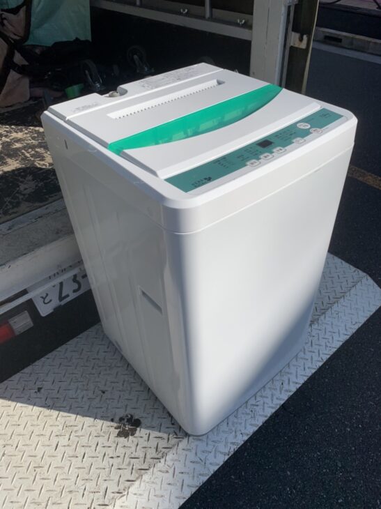 葛飾区】ヤマダ製の全自動洗濯機 YWM-T70D1 2018年製を 無料引取