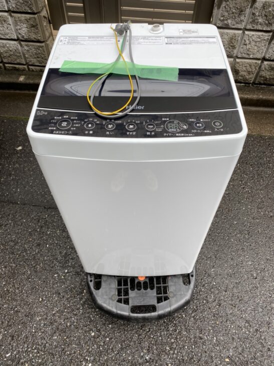 【江東区】ハイアール全自動洗濯機JW-C55Dを無料で引き受けしました。