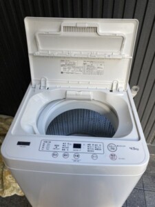 YAMADA(ヤマダ)4.5㎏ 全自動洗濯機 YWM-T45H1 2021年製