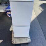 シャープ2ドア冷蔵庫SJ-D14C-W 2017年製を川口市にて無料引取をしました。