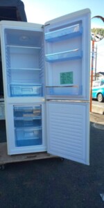 A-Stage 198L 2ドア冷蔵庫 ARE-198LW 2020年製