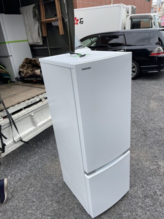 【送料込み】TOSHIBA GR-S17BS 冷蔵庫 170L 2020年 足立区にて東芝製2ドア冷蔵庫GR-S17BS（W) 2020年製を 出張査定 ｜出張