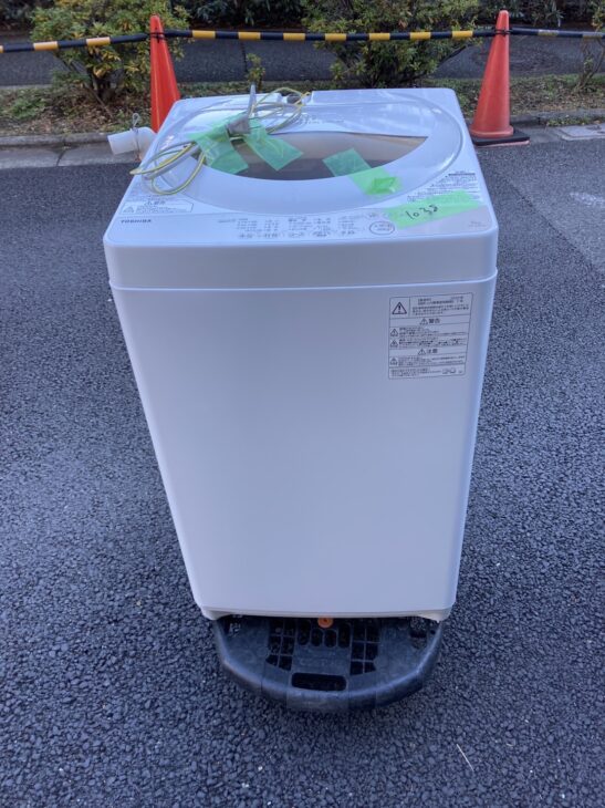世田谷区にて東芝全自動洗濯機AW-5G8 2020年製を無料引取致しました。